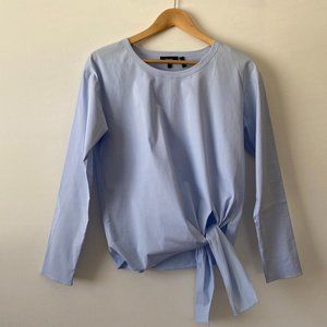 Theory Serah long sleeve cotton blouse for spring